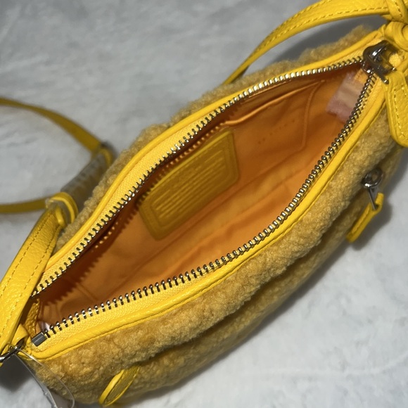 Coach Shearling Small Rhyder Pochette - Picture 7 of 9